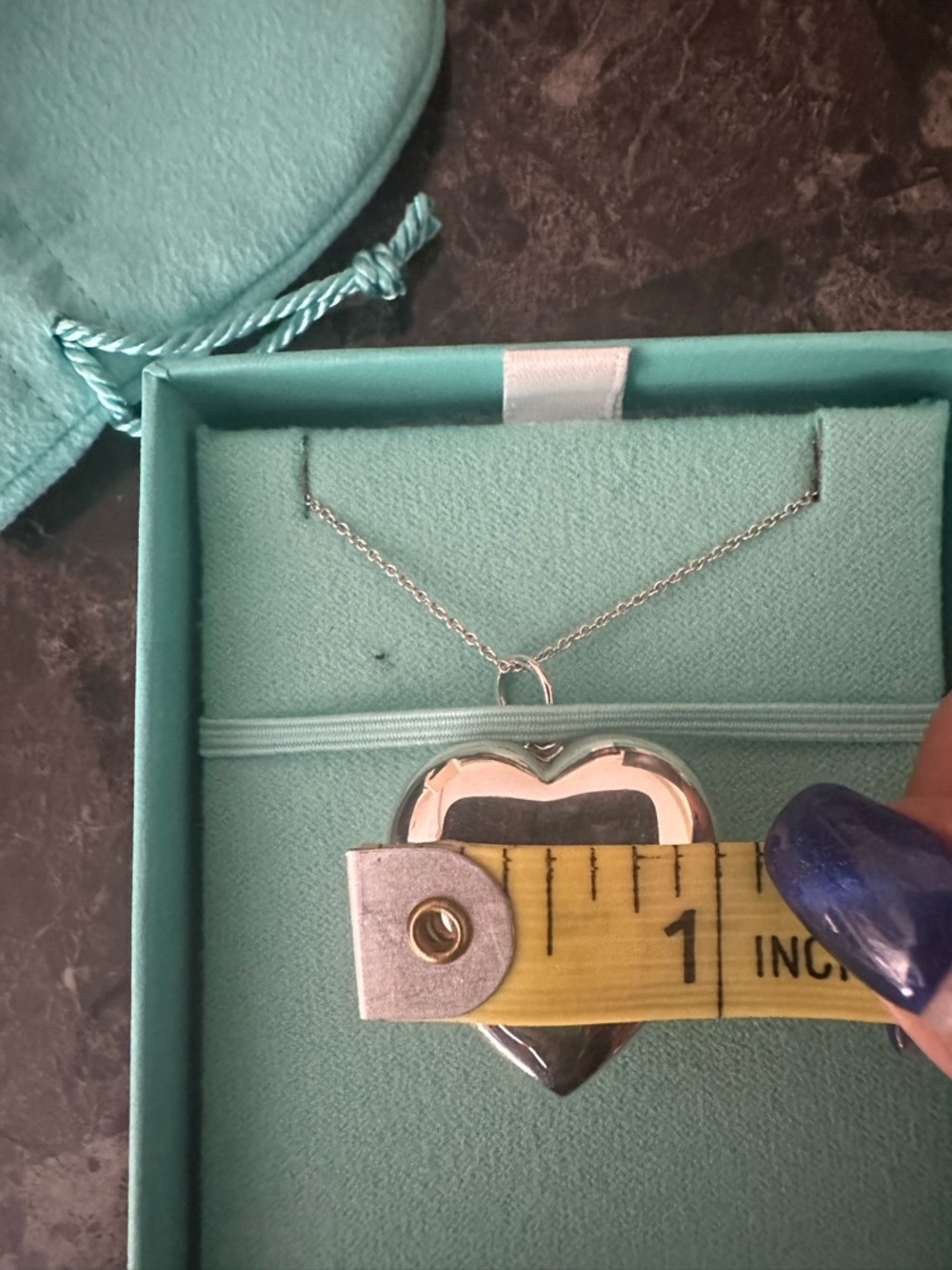 Tiffany & Co Heart Locket and Chain - Picture 15 of 15